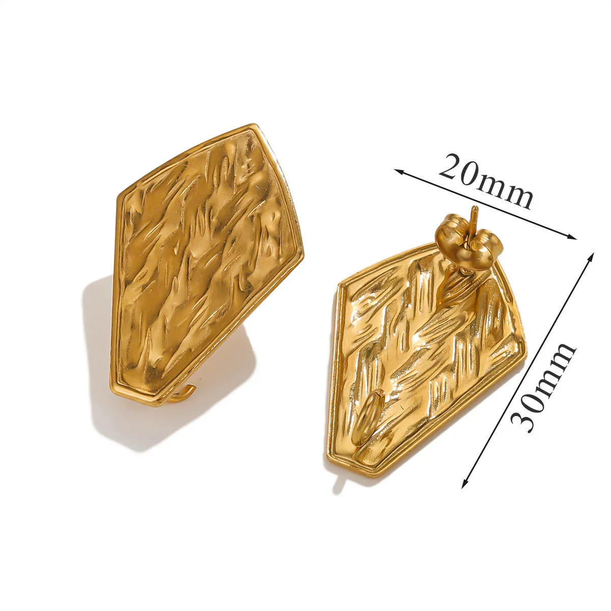 Stainless Steel 18K Gold Plated Electroplated Fish Pattern Diy Earrings Making Supplies Jewelry Accessories - Image 7
