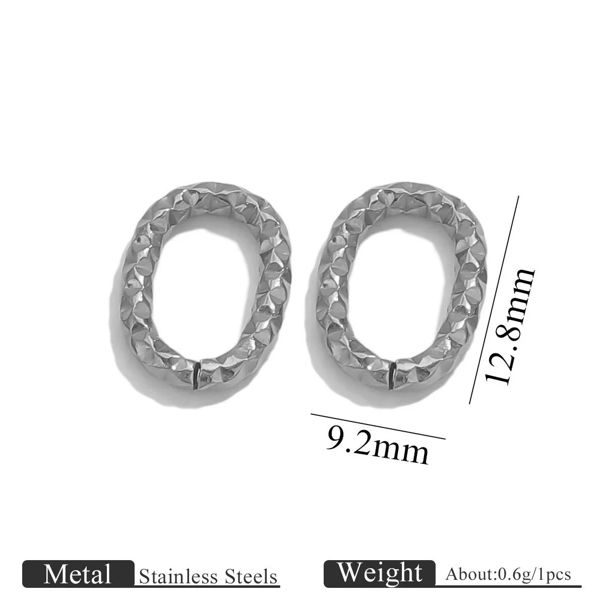 Stainless Steel 18K Gold Plated Twistshaped Ring Diy Jewelry Accessories - Image 10