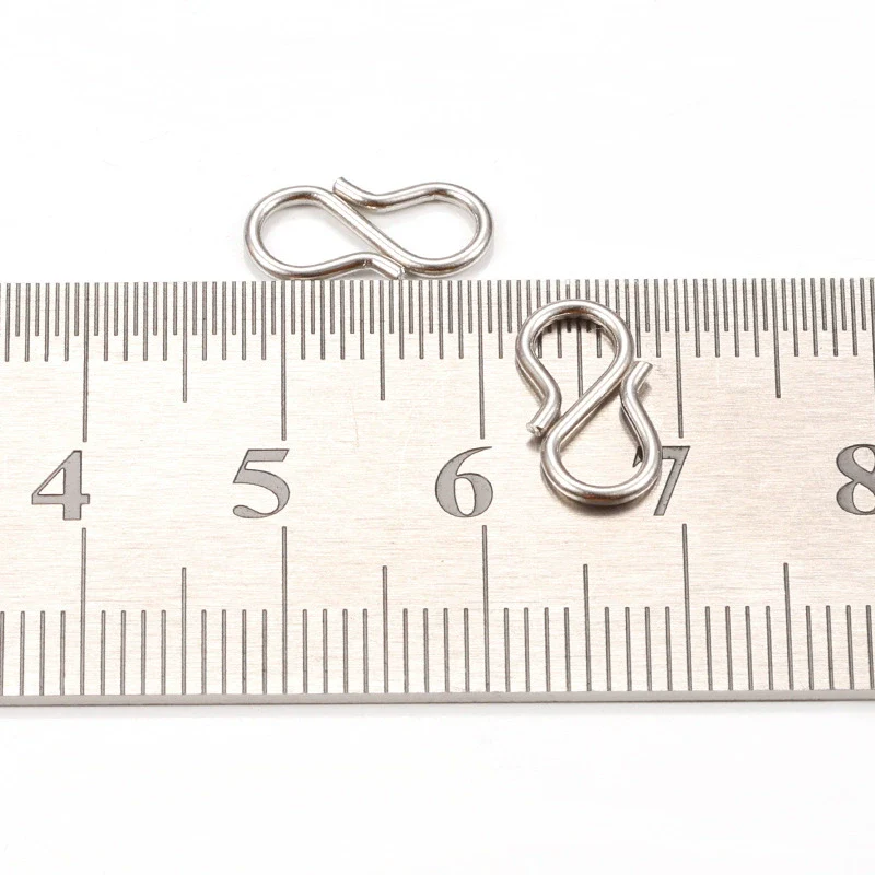 Stainless Steel 8Word Buckle Jewelry Accessories Electroplated Punk Style For Diy - Image 4