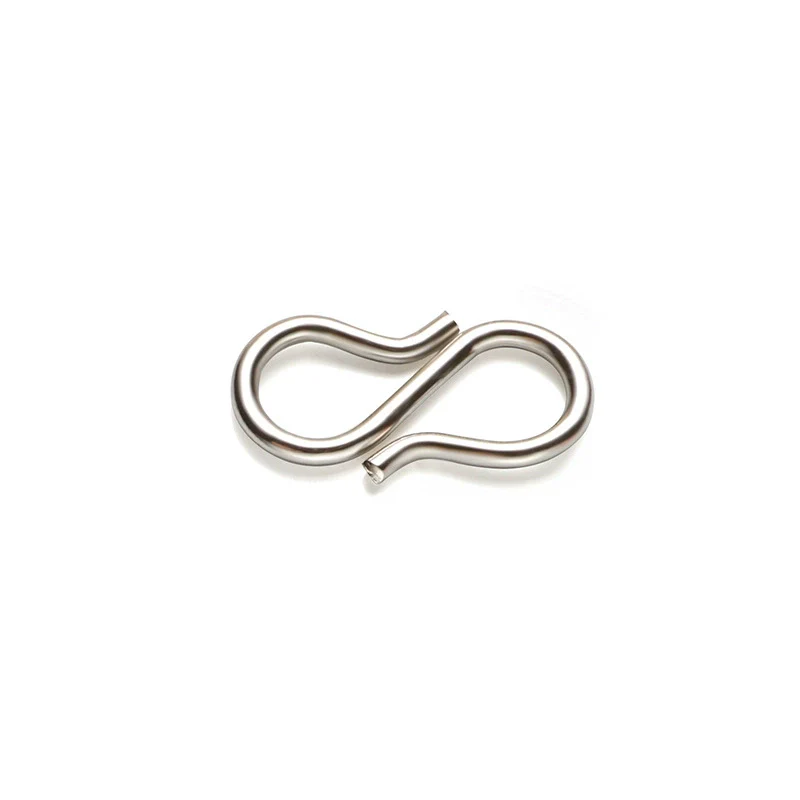 Stainless Steel 8Word Buckle Jewelry Accessories Electroplated Punk Style For Diy - Image 5