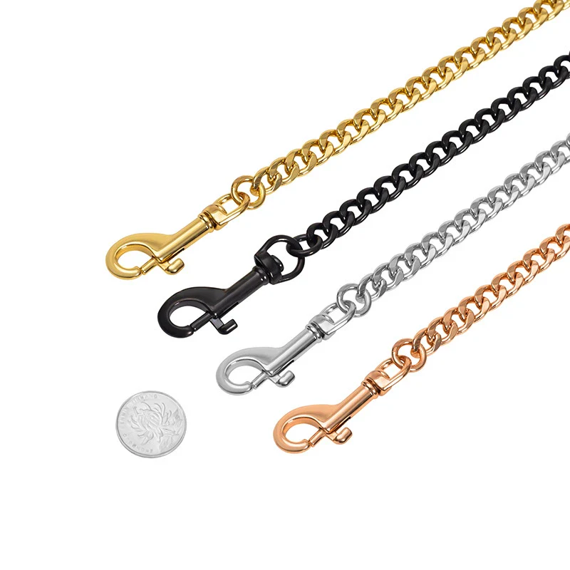 Stainless Steel And Pu Pet Dog Traction Rope With Full Welding And Rose Gold - Image 5