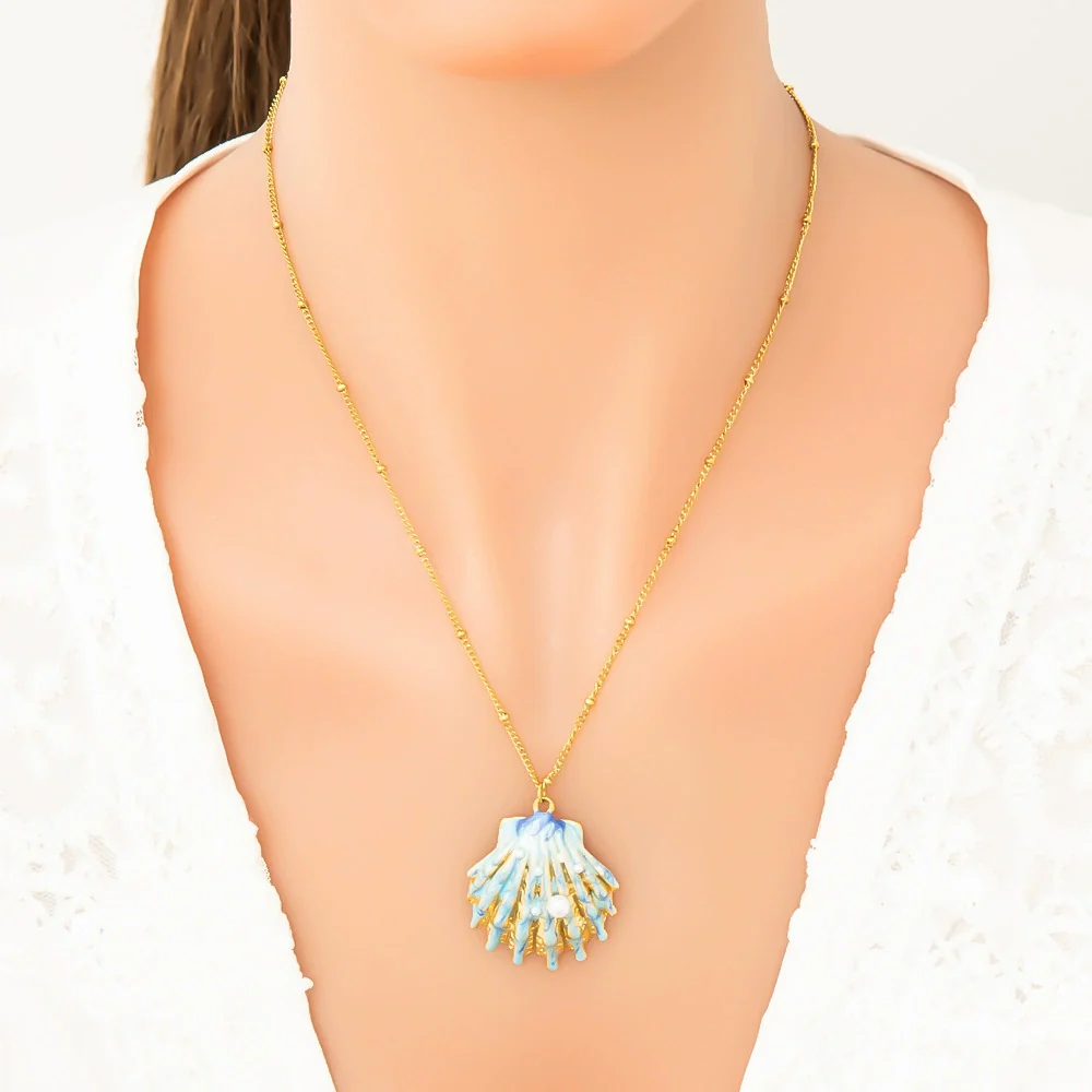 Stainless Steel And Titanium Steel Dripping Oil Pendant Necklace For Women Fashion And Minimalist Style - Image 3