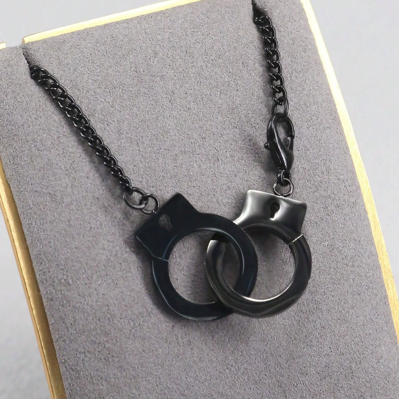 Stainless Steel And Titanium Steel Geometric Handcuffs Style Jewelry For Men And Women With Electroplating Treatment - Image 10