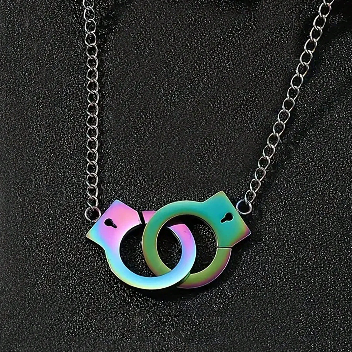 Stainless Steel And Titanium Steel Geometric Handcuffs Style Jewelry For Men And Women With Electroplating Treatment - Image 11