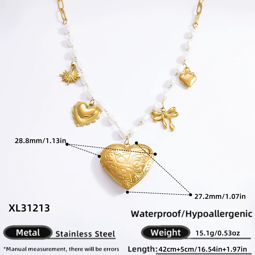 Stainless Steel And Titanium Steel Geometric Sunflower Tarot Pendant Clavicle Chain Jewelry For Women With Electroplating - Image 13