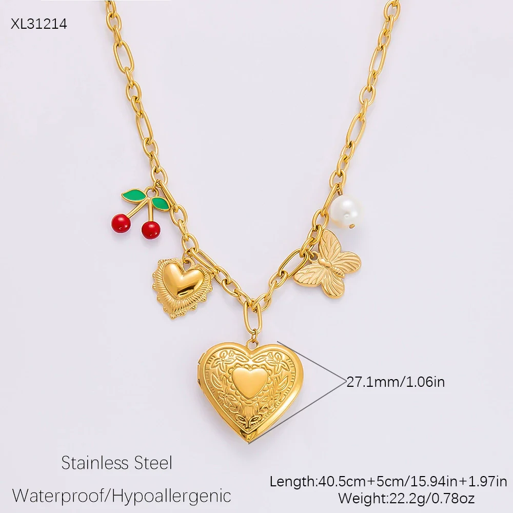 Stainless Steel And Titanium Steel Geometric Sunflower Tarot Pendant Clavicle Chain Jewelry For Women With Electroplating - Image 14