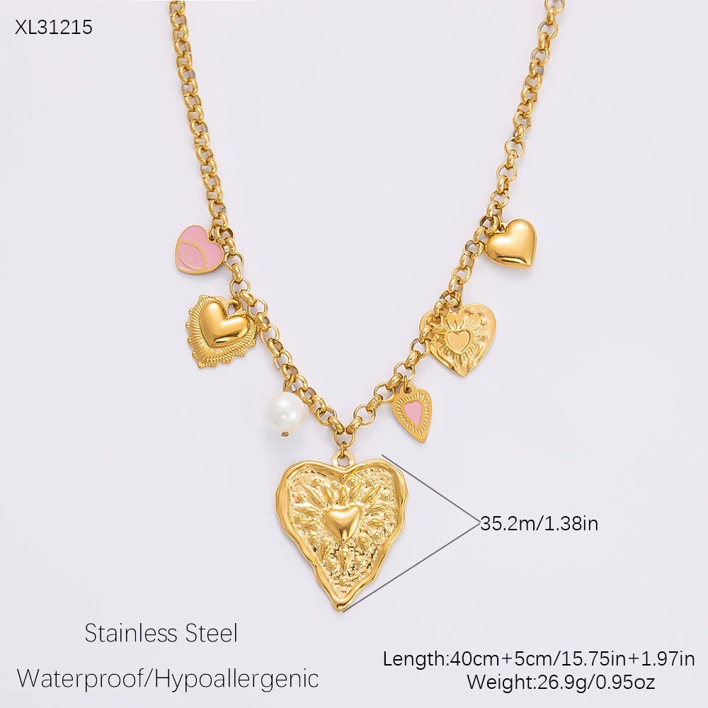 Stainless Steel And Titanium Steel Geometric Sunflower Tarot Pendant Clavicle Chain Jewelry For Women With Electroplating - Image 15