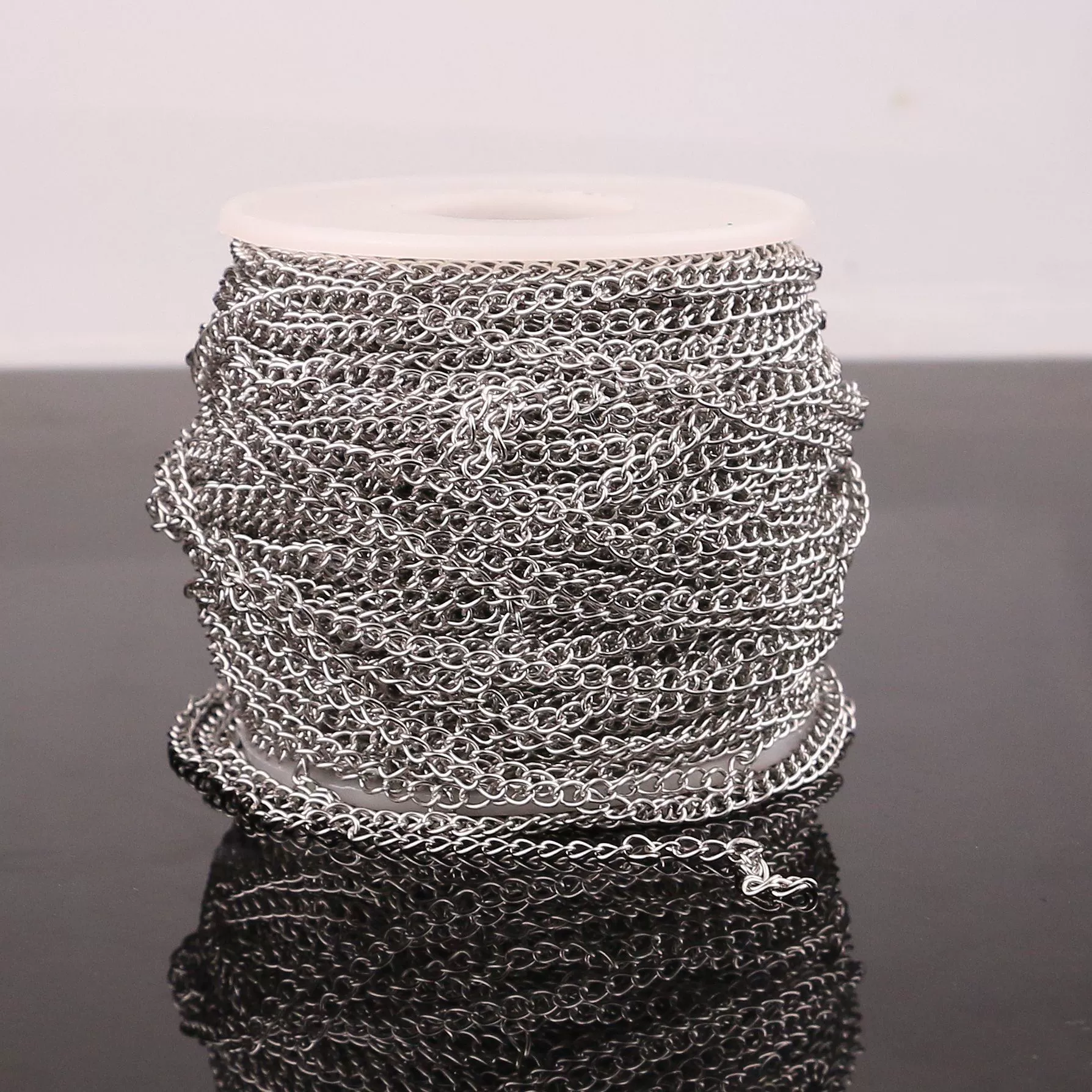Stainless Steel And Titanium Steel Tail Chain And Extended Chain Diy Handmade Jewelry Accessories With Electroplating Treatment - Image 2