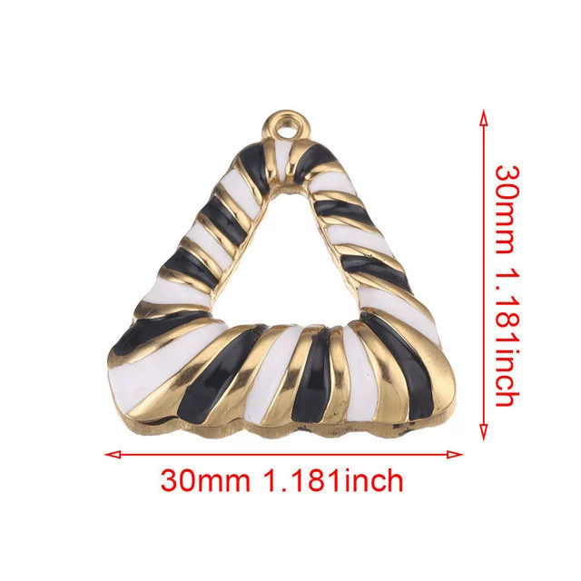 Stainless Steel Animal Bee Hummingbird Fish Dripping Oil Cartoon Style Diy Craft Supplies Pendant For Earrings Bracelet Necklace - Image 7