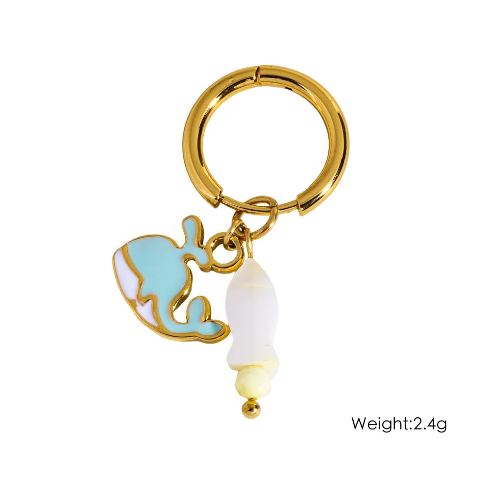 Stainless Steel Animal Zodiac Original Design Electroplated Women's Earrings - Image 9