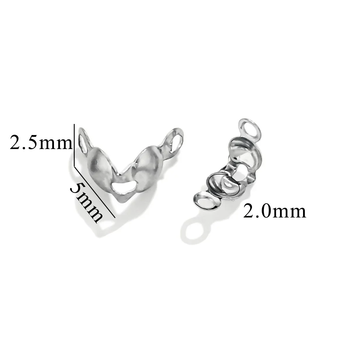 Stainless Steel Bead Buckle Pearl Necklace Gold Plated Electroplated Diy Jewelry - Image 6