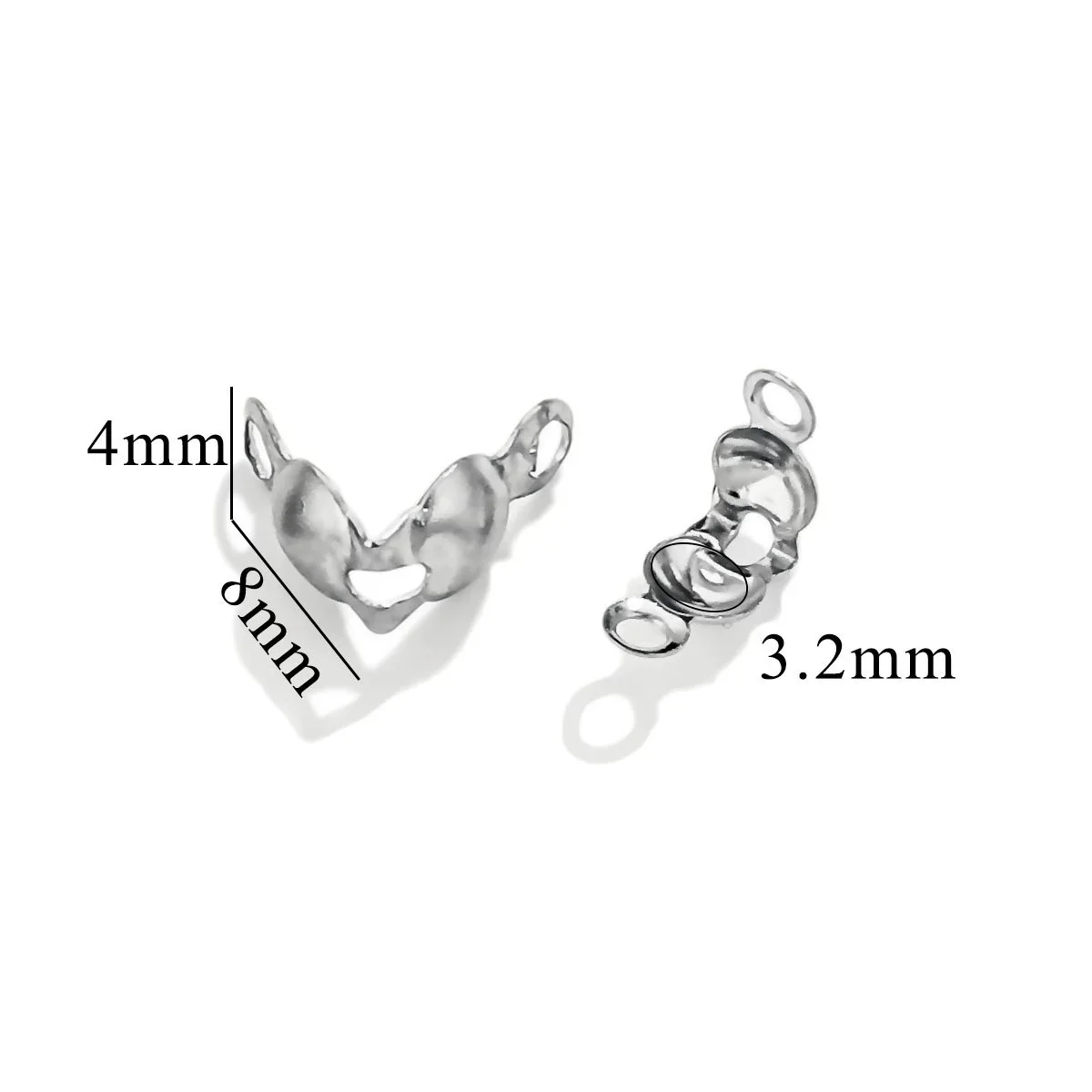Stainless Steel Bead Buckle Pearl Necklace Gold Plated Electroplated Diy Jewelry - Image 8