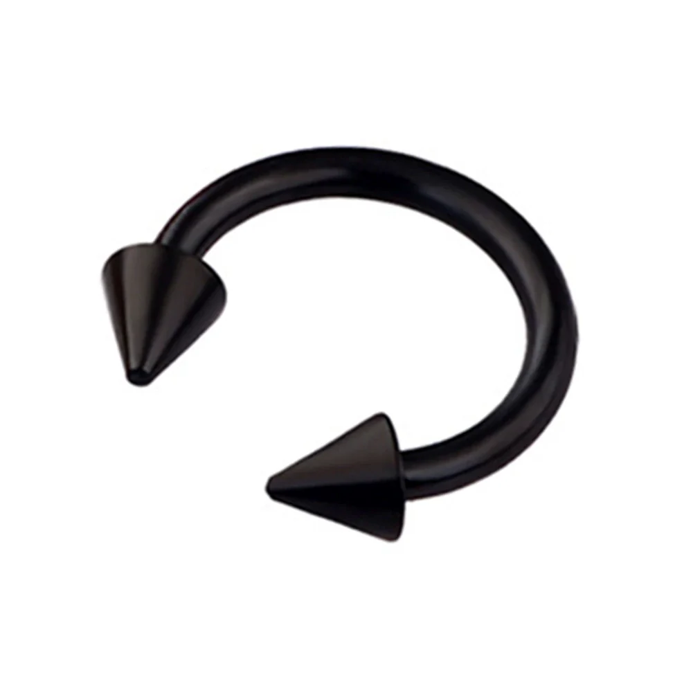 Stainless Steel Body Piercing Jewelry Cshaped Electroplated Unisex - Image 8