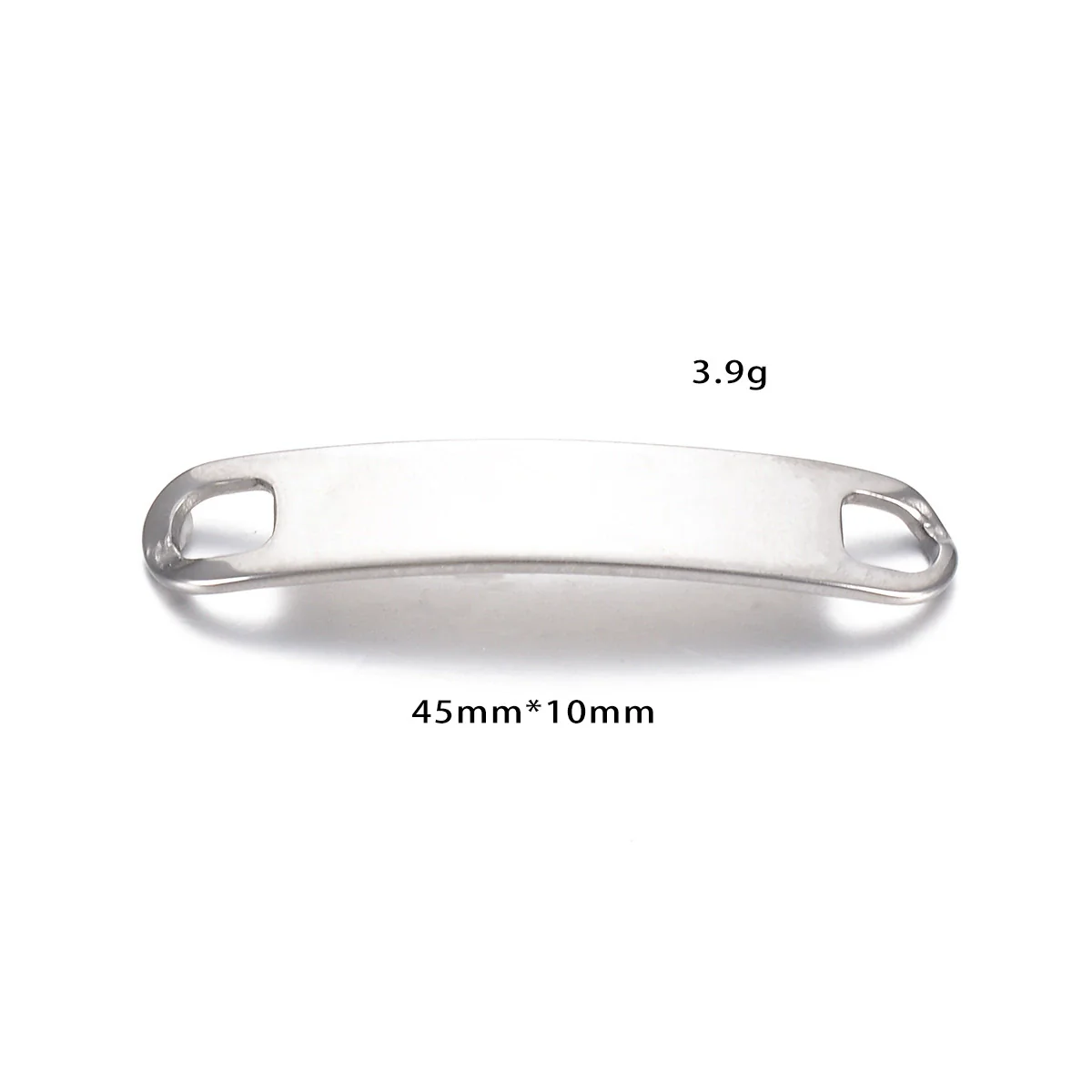 Stainless Steel Bracelet Connector Arc Curved Plate Pendant Jewelry Accessories Electroplated - Image 10