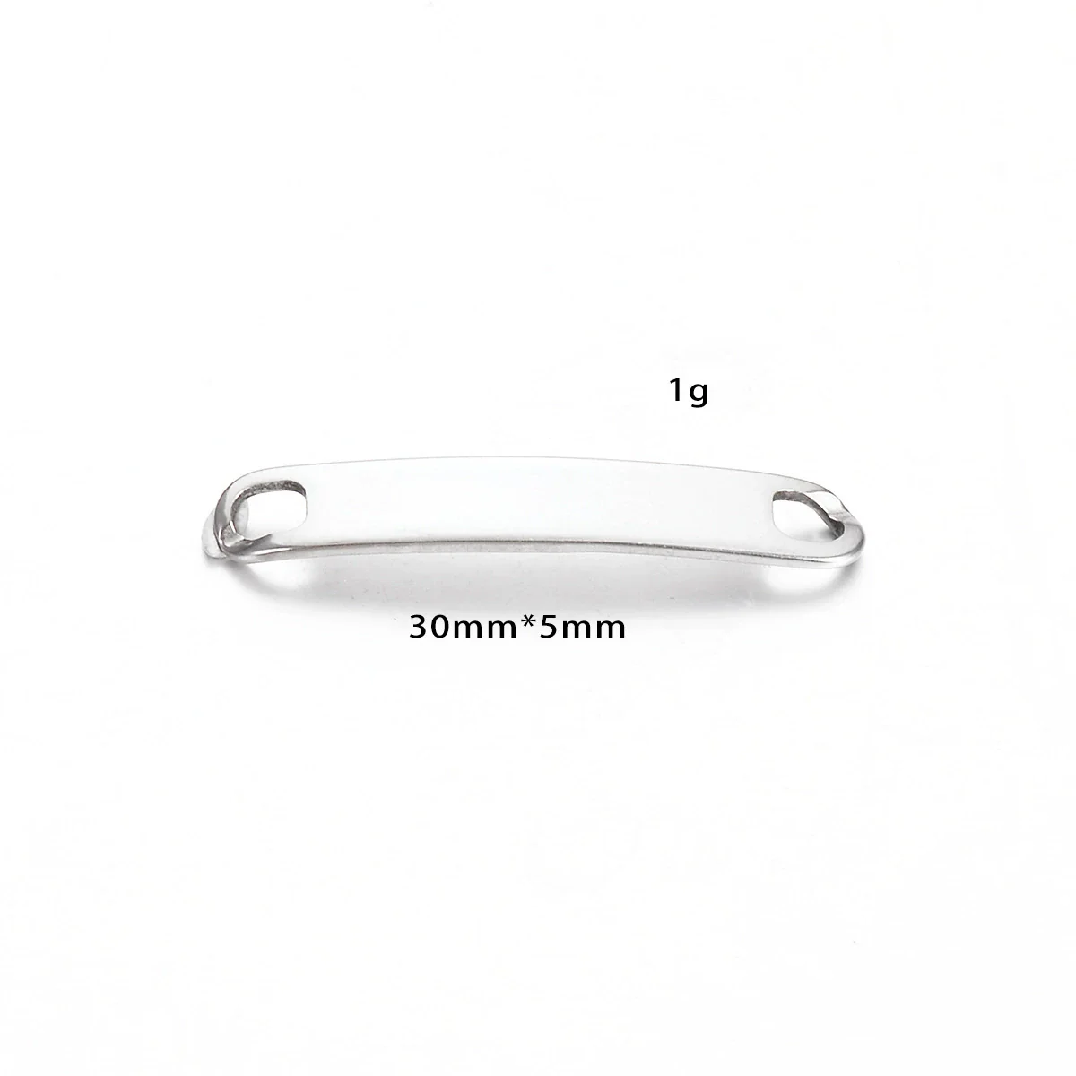 Stainless Steel Bracelet Connector Arc Curved Plate Pendant Jewelry Accessories Electroplated - Image 6