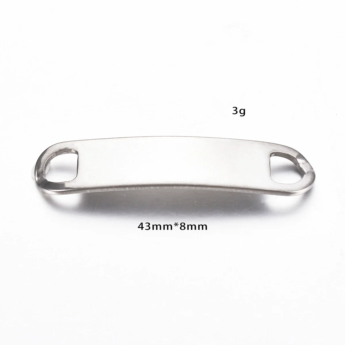 Stainless Steel Bracelet Connector Arc Curved Plate Pendant Jewelry Accessories Electroplated - Image 9