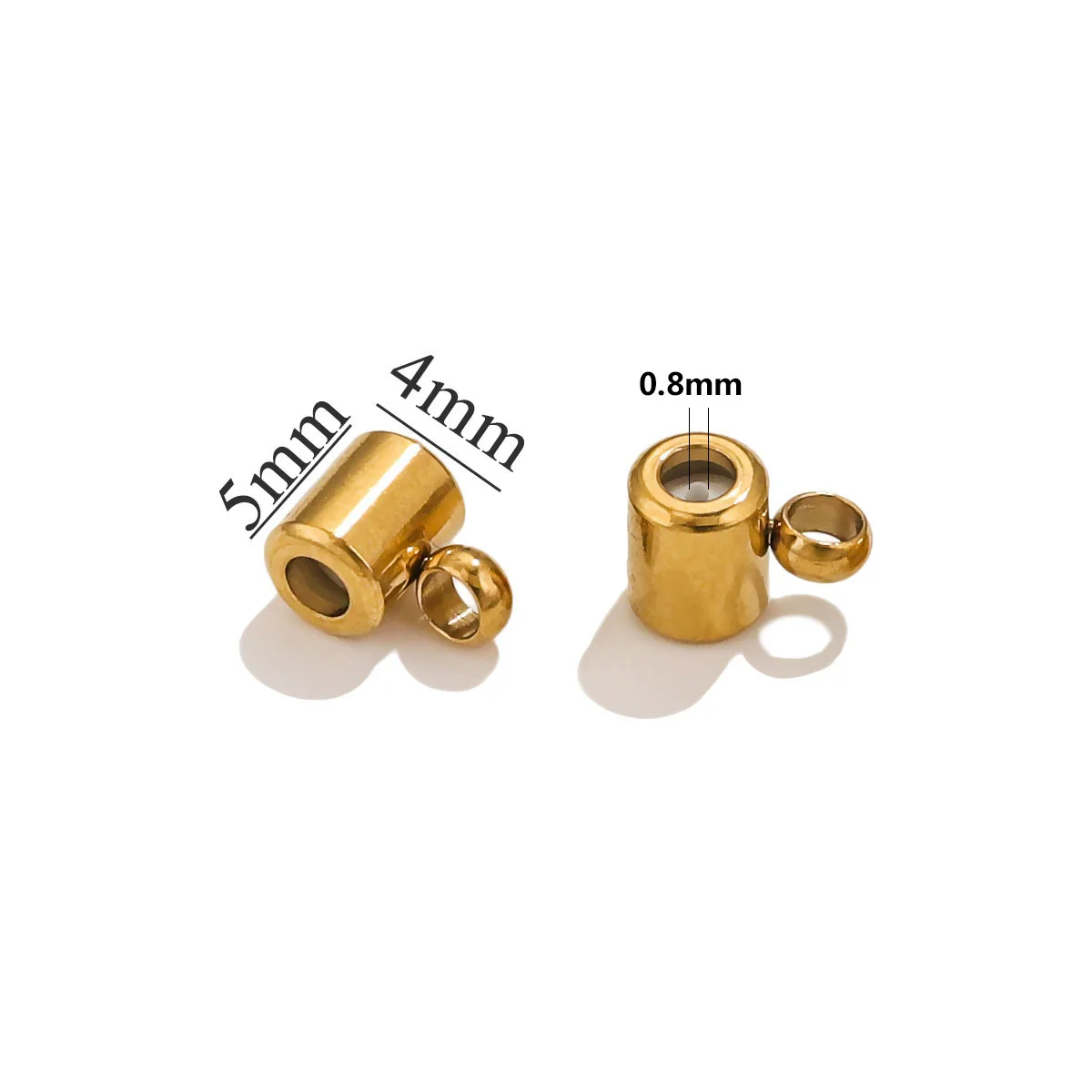 Stainless Steel Bracelet Necklace With Totem Pattern Gold Plated Electroplating Adjustable Positioning Beads - Image 12