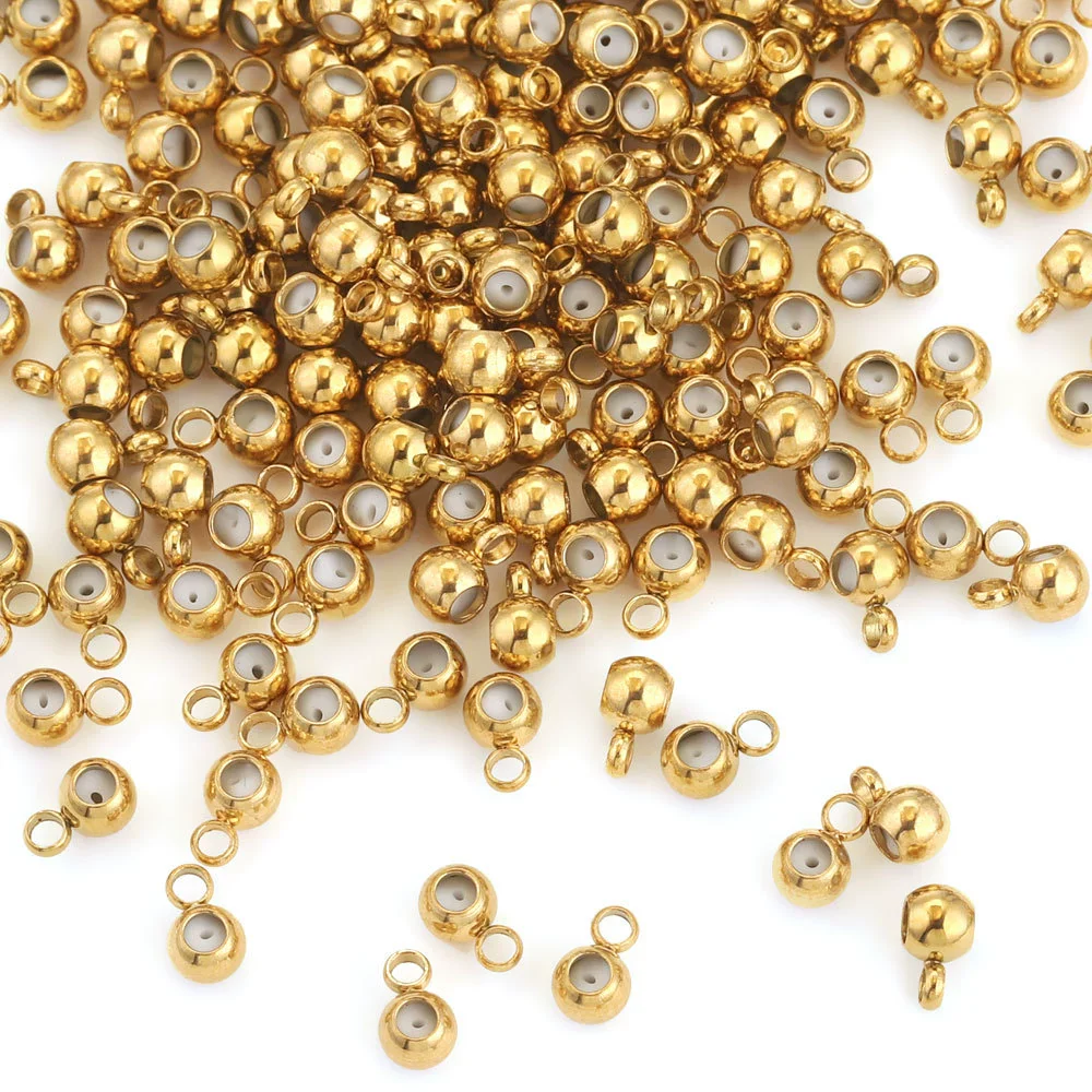 Stainless Steel Bracelet Necklace With Totem Pattern Gold Plated Electroplating Adjustable Positioning Beads - Image 3
