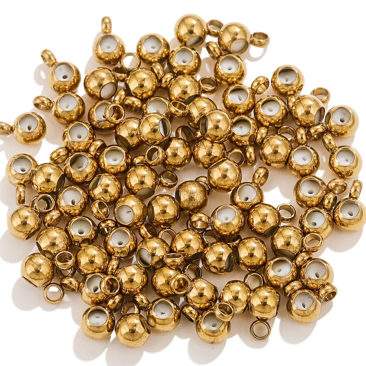 Stainless Steel Bracelet Necklace With Totem Pattern Gold Plated Electroplating Adjustable Positioning Beads - Image 8