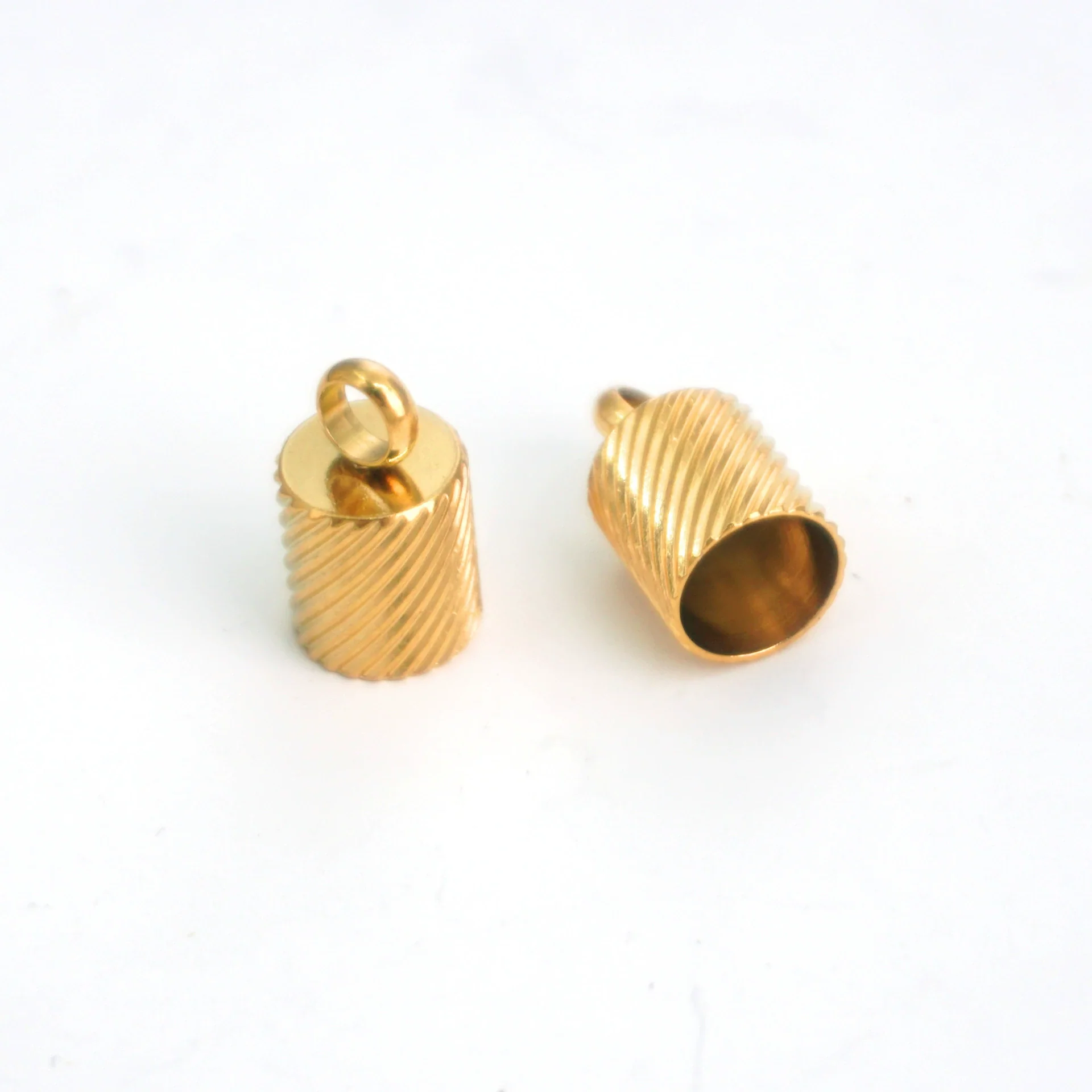 Stainless Steel Bucket Chain Rope Connection Buckle Vacuum Plated Handmade Jewelry Accessories - Image 4