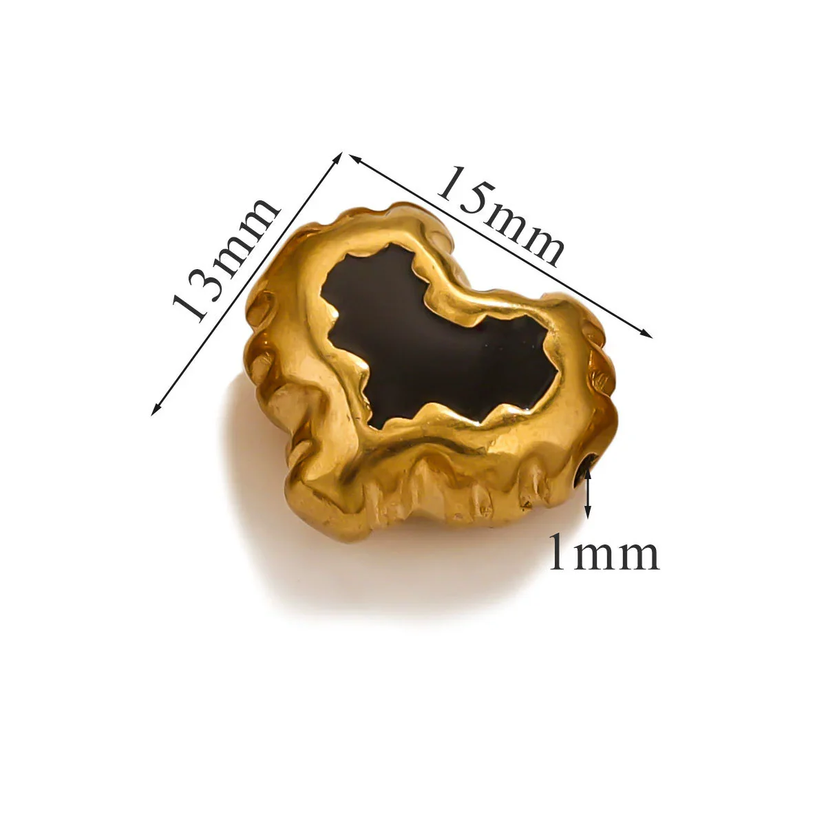 Stainless Steel Cartoon Beads With Oil Dropping Large Hole Eight Eyes Pattern 18K Gold Vacuum Plated Diy Bracelet Jewelry Accessories - Image 30