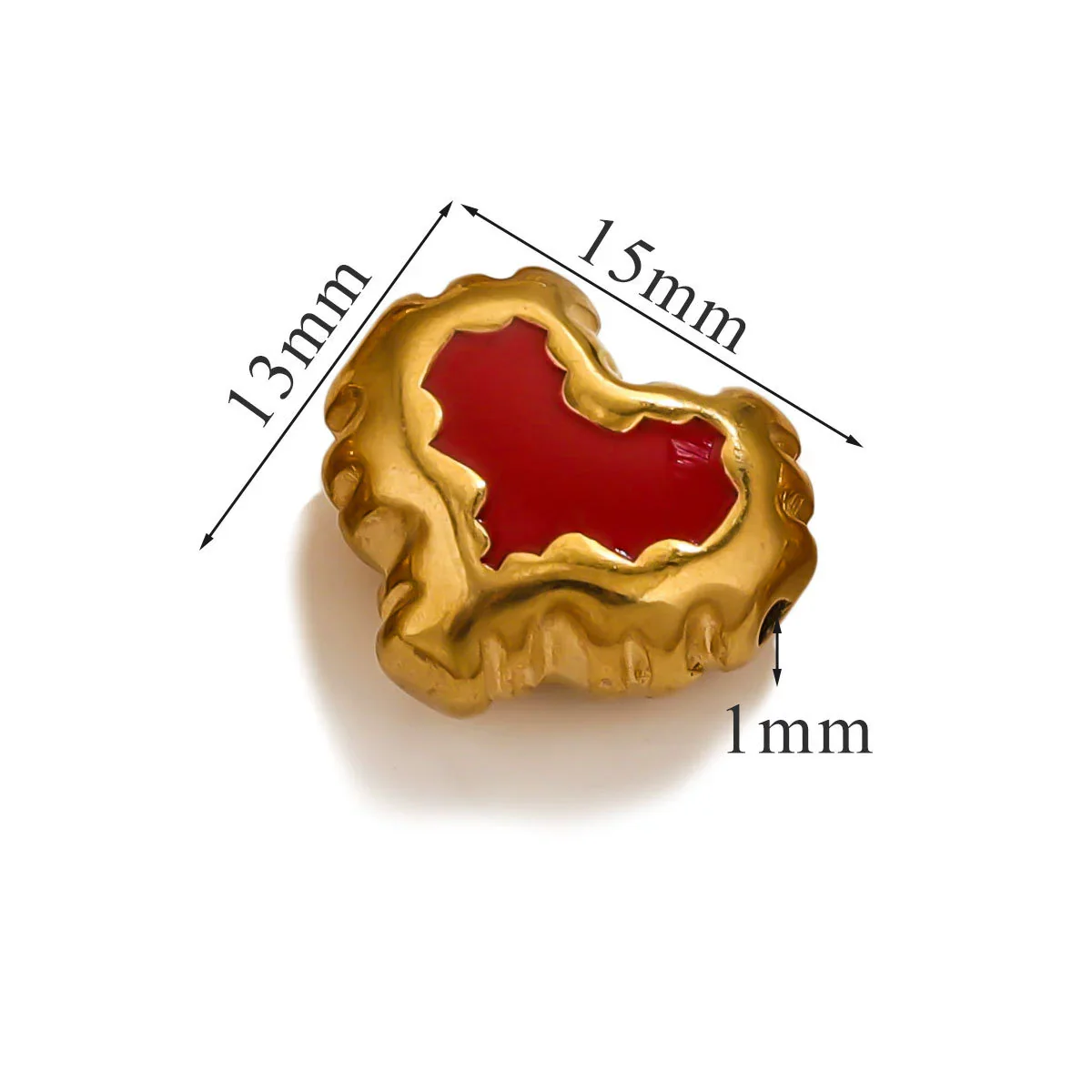 Stainless Steel Cartoon Beads With Oil Dropping Large Hole Eight Eyes Pattern 18K Gold Vacuum Plated Diy Bracelet Jewelry Accessories - Image 31