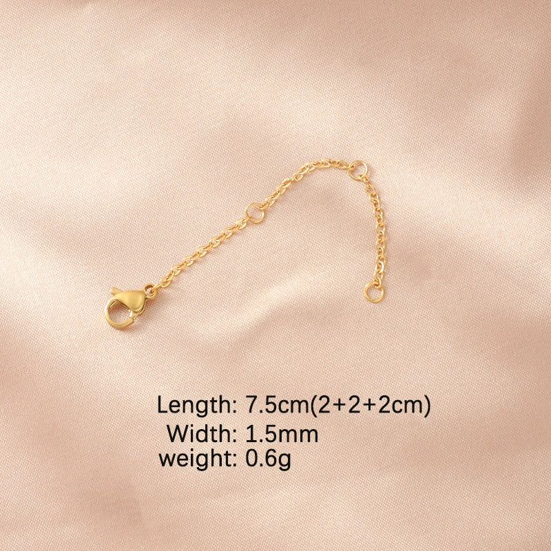 Stainless Steel Chain Jewelry Accessories With Lobster Buckle And Electroplating Process - Image 10