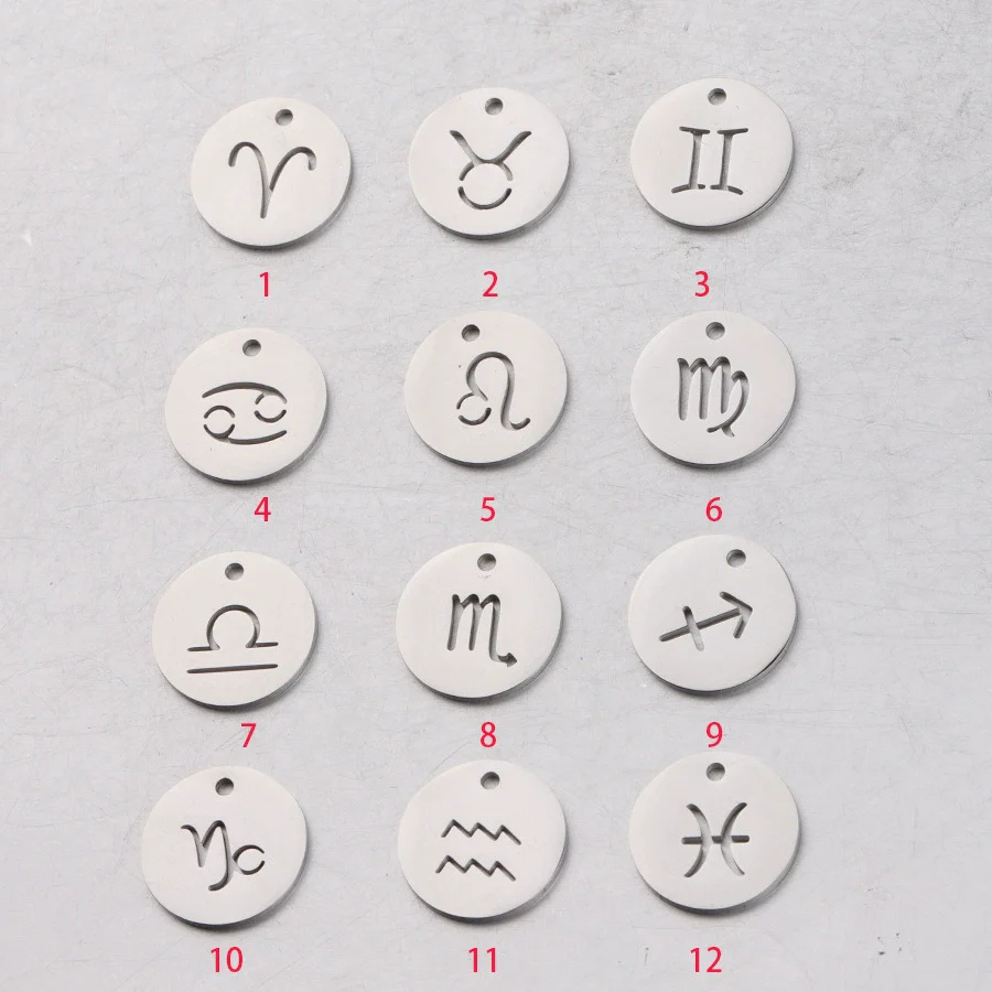 Stainless Steel Constellation Pendant Jewelry Accessories With Mirror Finish Polishing - Image 4