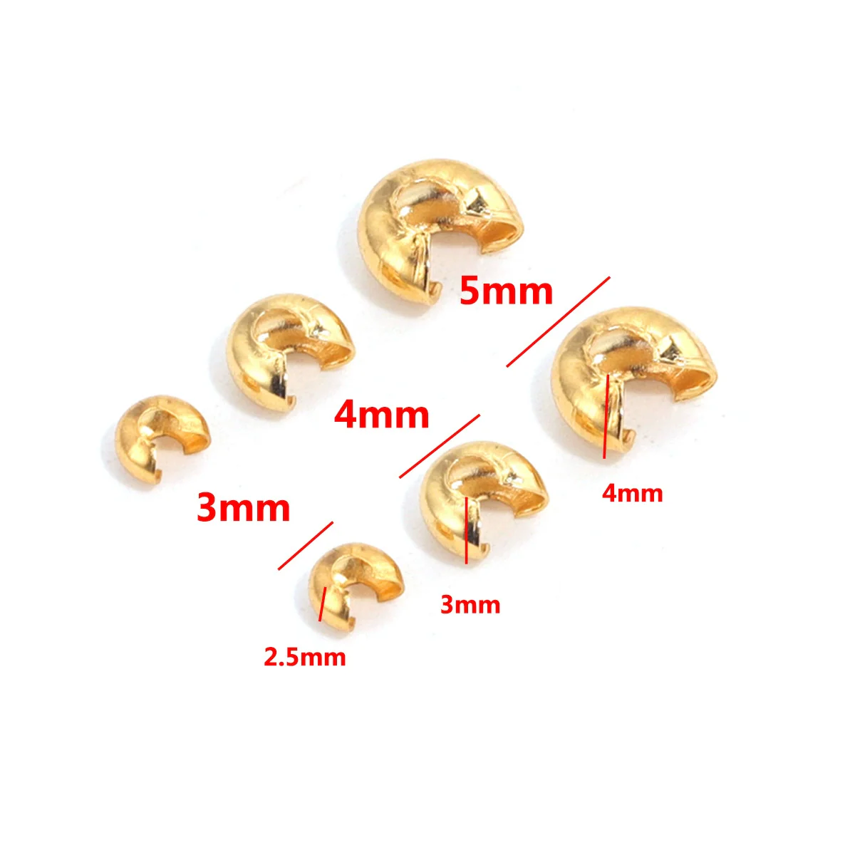 Stainless Steel Crescent Buckle Bracelet With Positioning Beads And Electroplating Process - Image 4