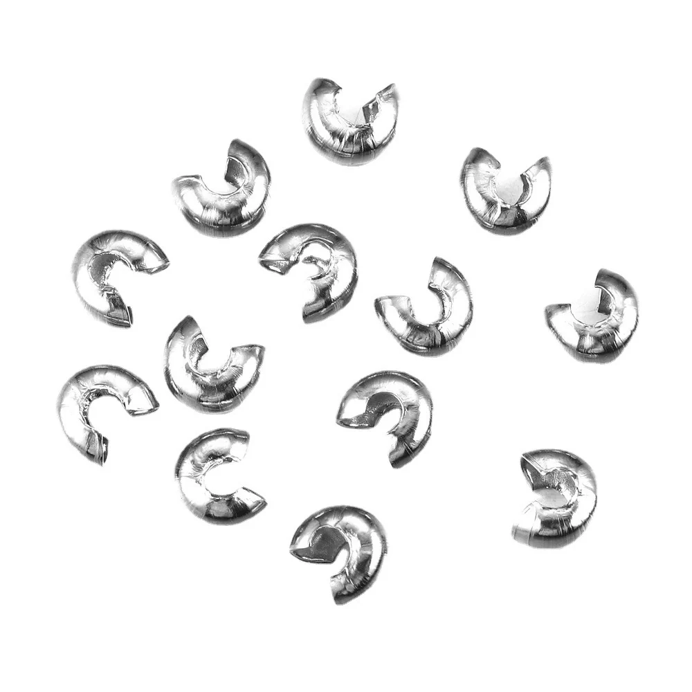 Stainless Steel Crescent Buckle Bracelet With Positioning Beads And Electroplating Process - Image 5