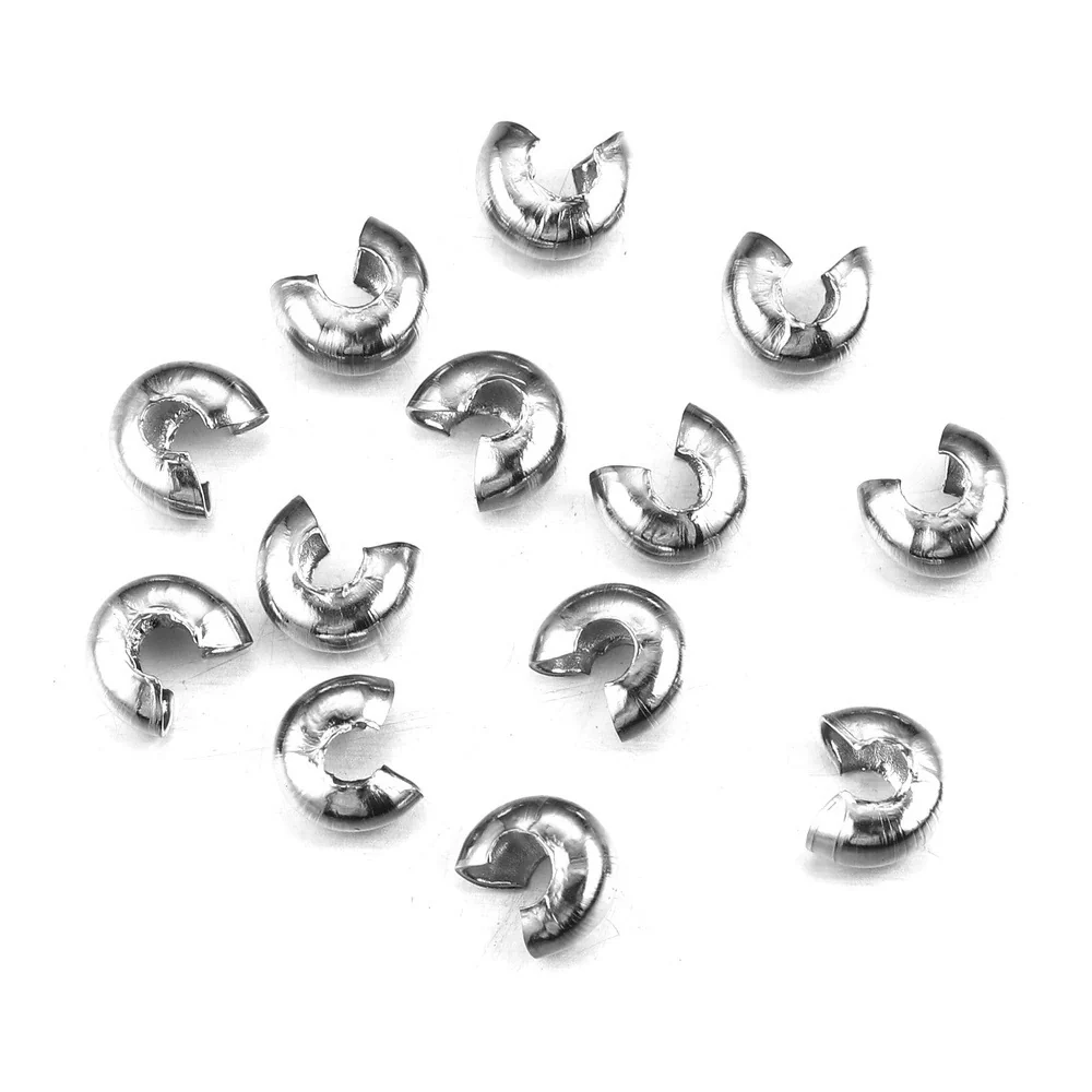 Stainless Steel Crescent Buckle Bracelet With Positioning Beads And Electroplating Process - Image 6