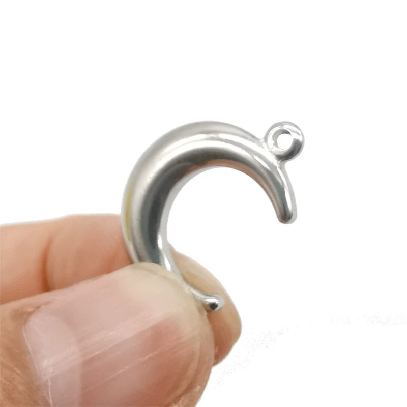 Stainless Steel Crescent Pendant Jewelry Accessories For Men And Women Electroplating Diy - Image 5