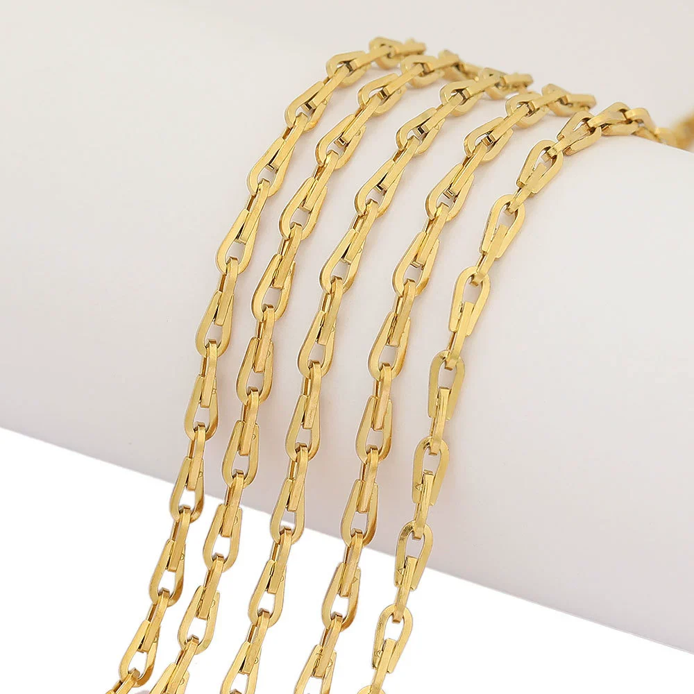 Stainless Steel Cross Bow Chain Jewelry For Diy Necklace Bracelet Shoe Bag Accessories With Electroplating Treatment