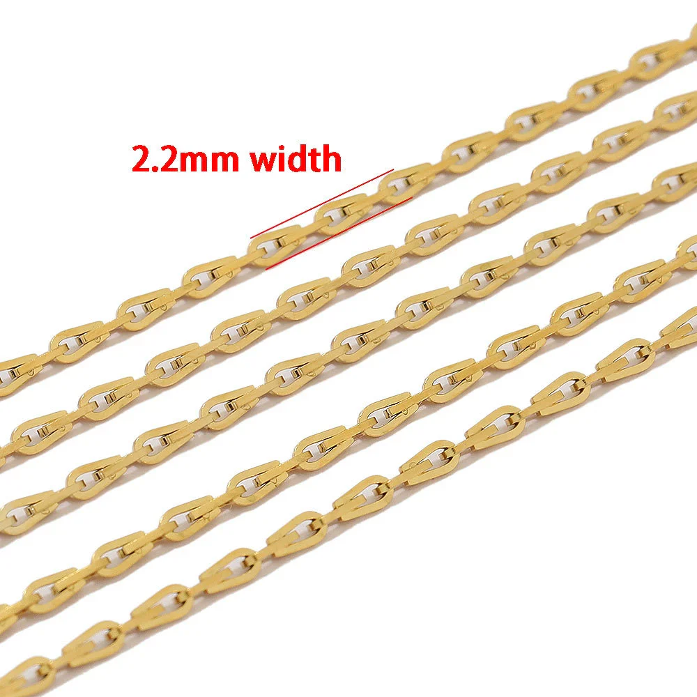 Stainless Steel Cross Bow Chain Jewelry For Diy Necklace Bracelet Shoe Bag Accessories With Electroplating Treatment - Image 2