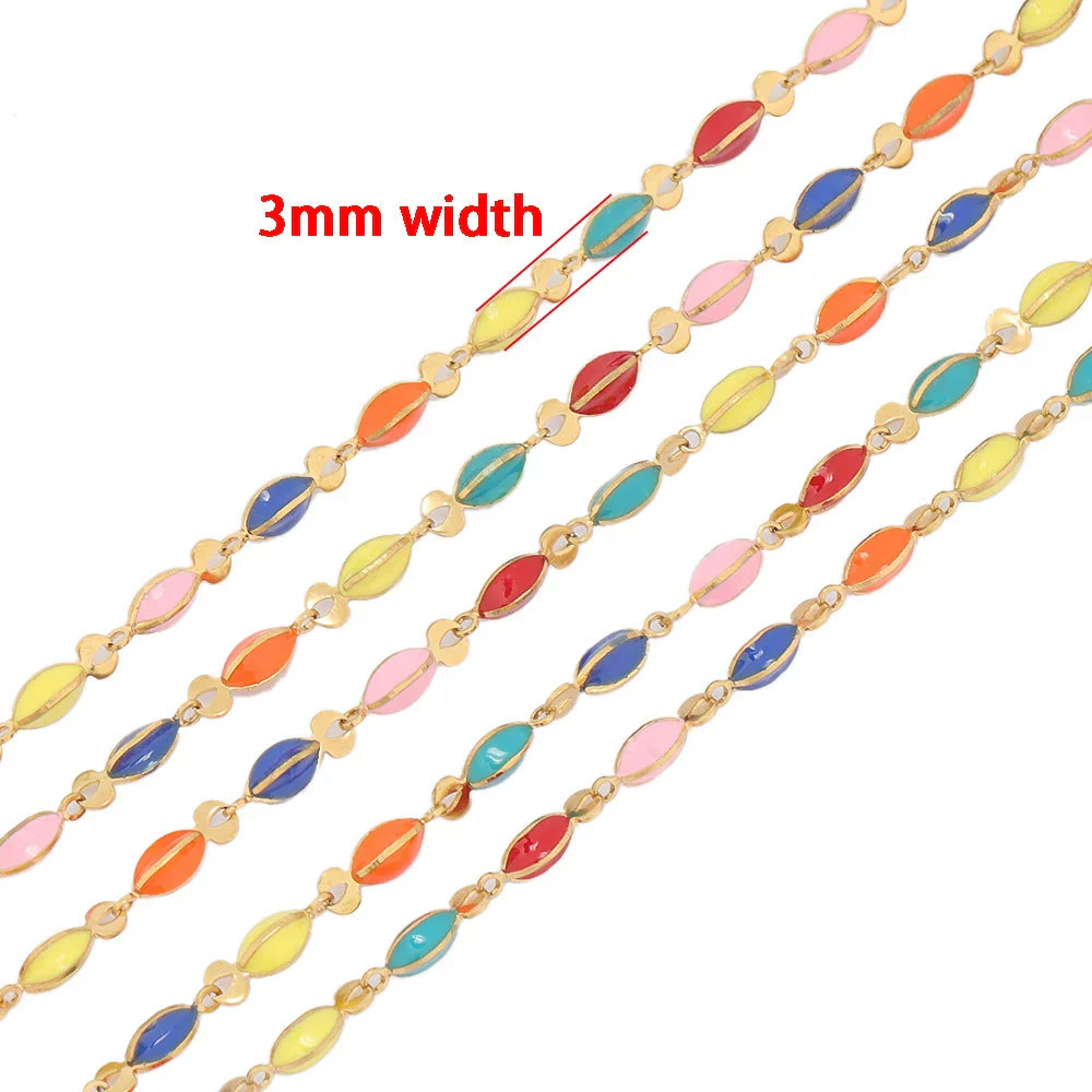 Stainless Steel Cross Dripping Oil Beads Jewelry Accessories For Necklace Bracelet Kanklet - Image 2