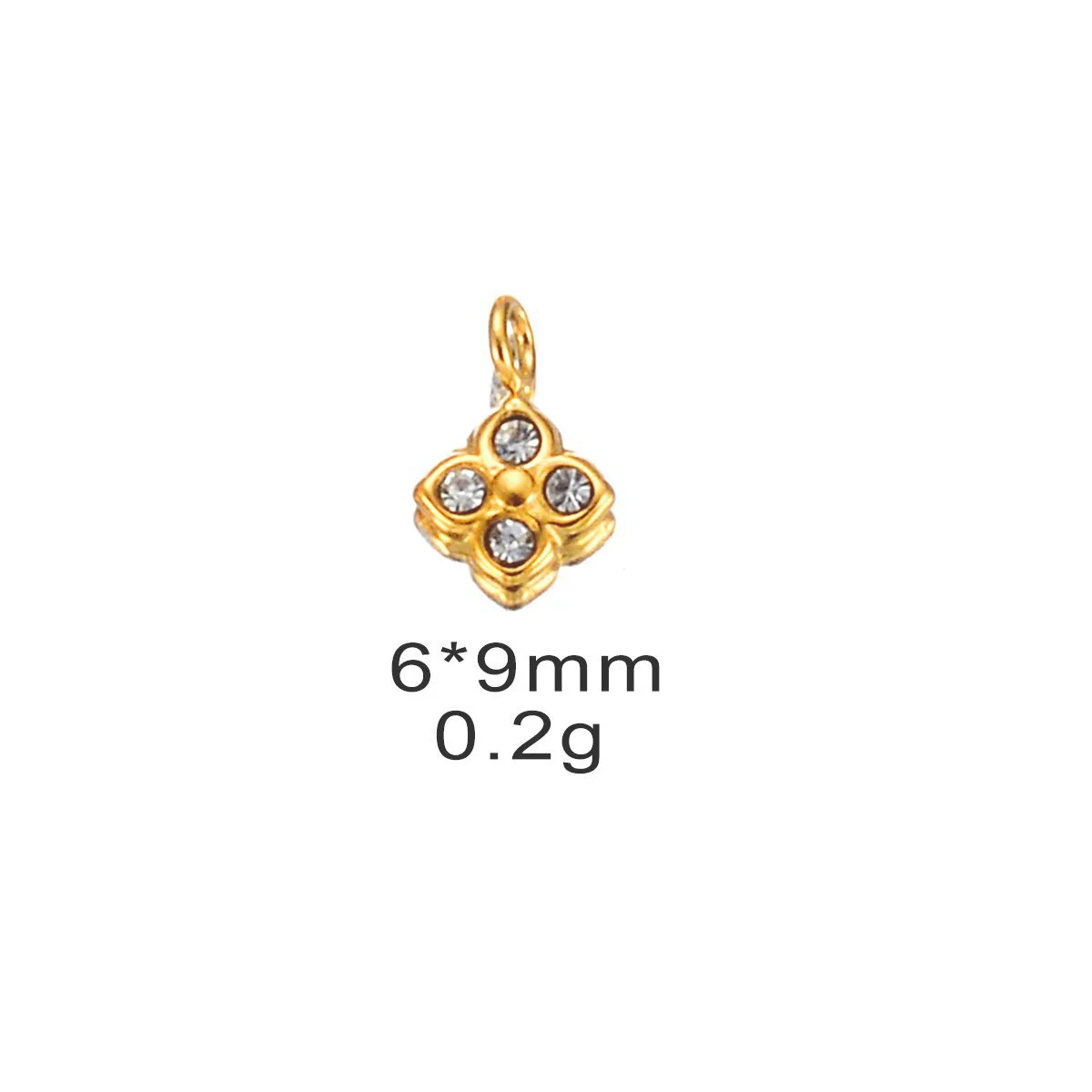 Stainless Steel Cross Eyes Pentagram Pepper Rhinestone Pendant Diy Bracelet Earrings Accessories Electroplated - Image 13