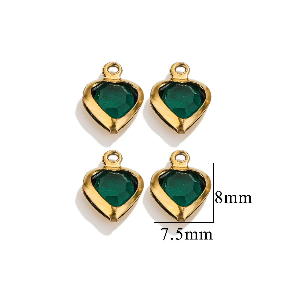 Stainless Steel Crystal Water Drop Pendant Necklace Electroplated Jewelry Accessories Wholesale - Image 15