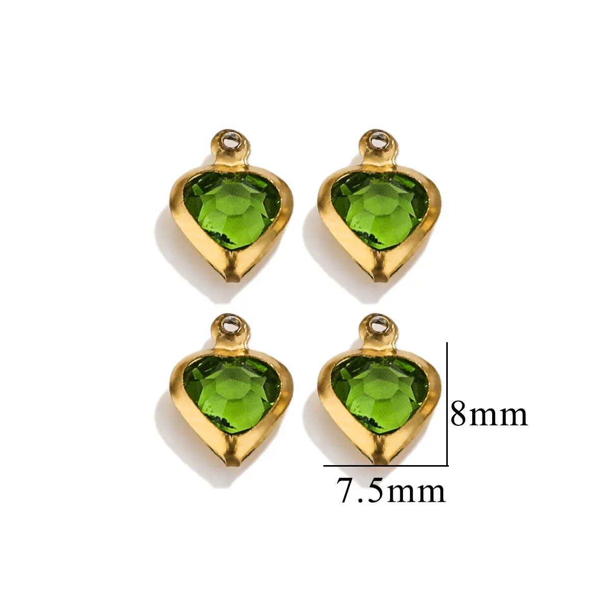 Stainless Steel Crystal Water Drop Pendant Necklace Electroplated Jewelry Accessories Wholesale - Image 21