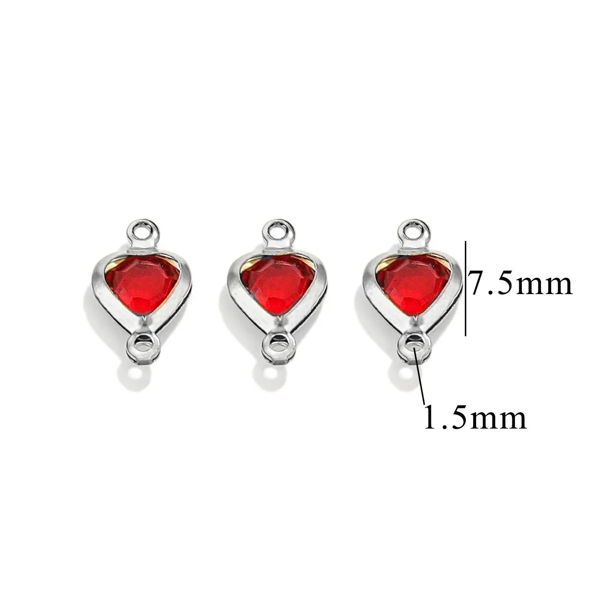 Stainless Steel Crystal Water Drop Pendant Necklace Electroplated Jewelry Accessories Wholesale - Image 22
