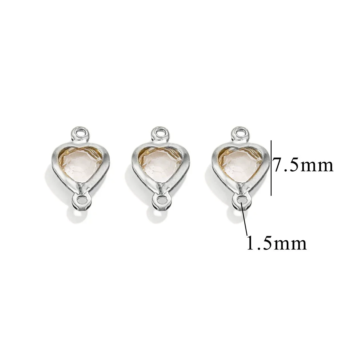 Stainless Steel Crystal Water Drop Pendant Necklace Electroplated Jewelry Accessories Wholesale - Image 24