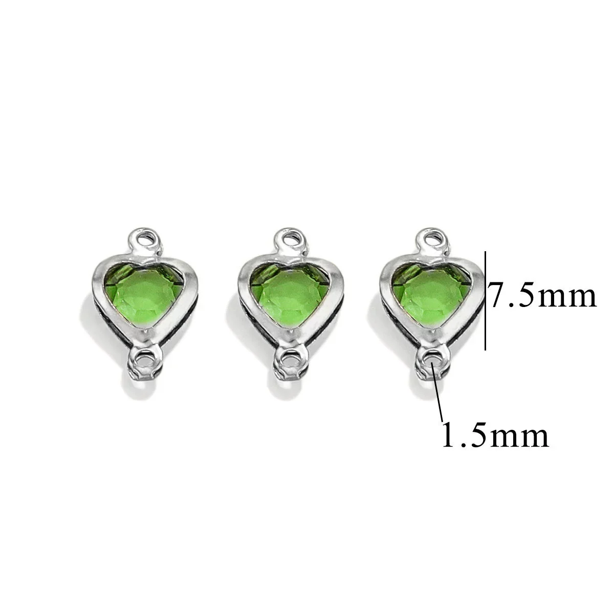 Stainless Steel Crystal Water Drop Pendant Necklace Electroplated Jewelry Accessories Wholesale - Image 32