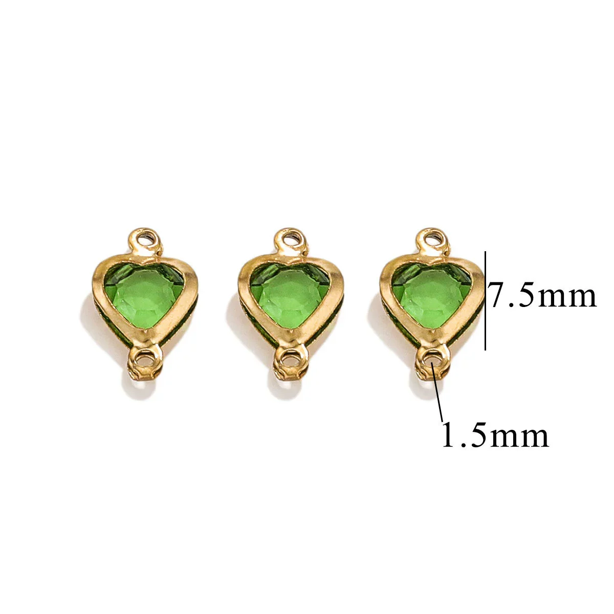 Stainless Steel Crystal Water Drop Pendant Necklace Electroplated Jewelry Accessories Wholesale - Image 33