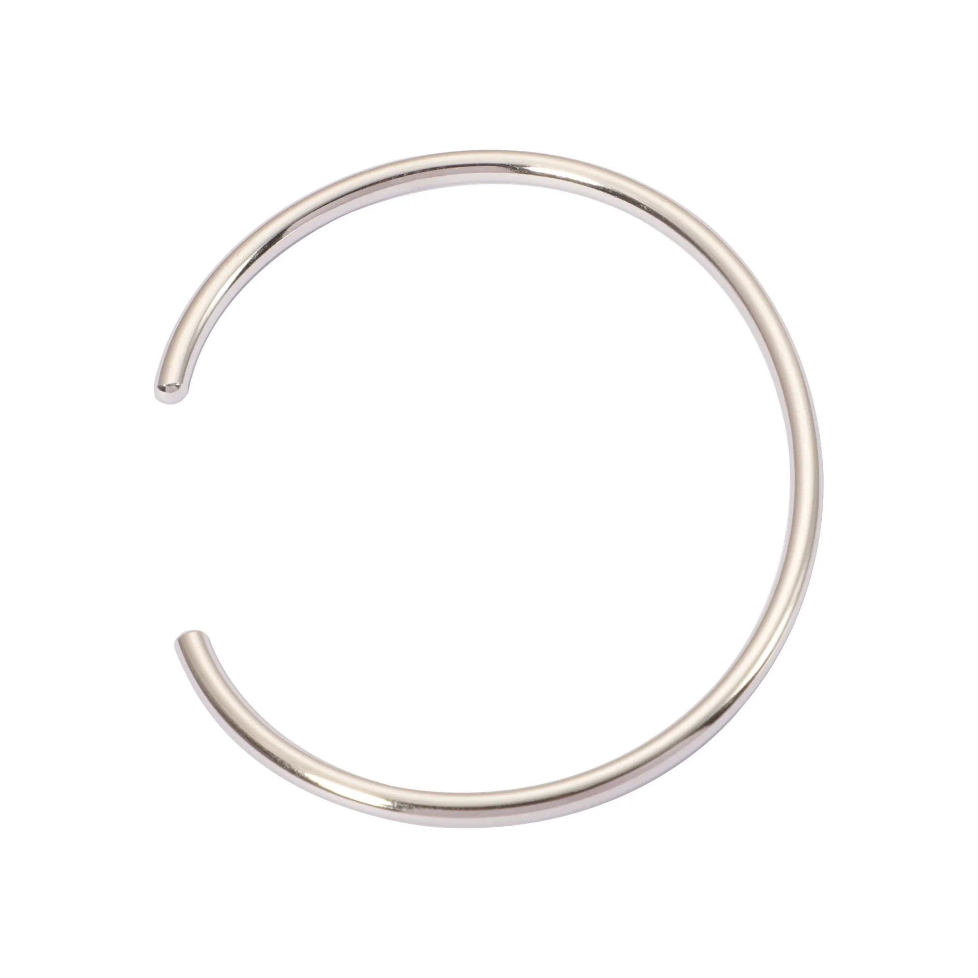 Stainless Steel Cshaped Open Simple Bracelet Jewelry Accessories Electroplated 18K Furnace Gold - Image 4