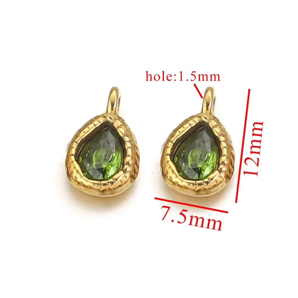 Stainless Steel Drop Pendant Necklace Fashion Diy Jewelry Accessories With Polishing Process - Image 11