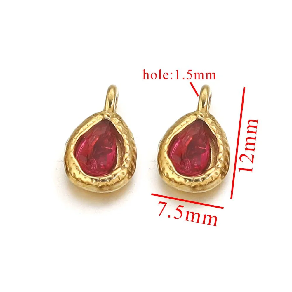 Stainless Steel Drop Pendant Necklace Fashion Diy Jewelry Accessories With Polishing Process - Image 7