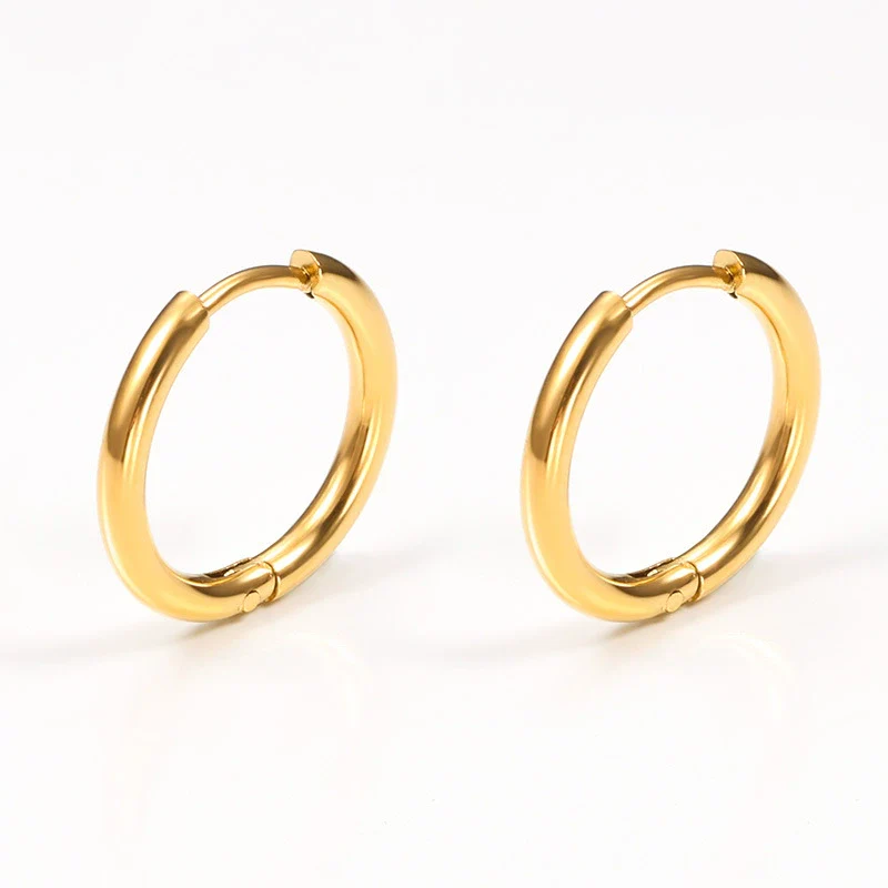 Stainless Steel Ear Hook Earrings Polished Vacuum Furnace Electroplated Color Retaining Diy Accessories