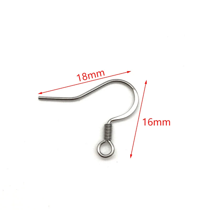 Stainless Steel Ear Studs And Ear Hook Earrings Accessories Electroplated For Diy Jewelry