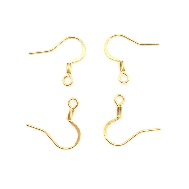 Stainless Steel Ear Studs And Ear Hook Earrings Accessories Electroplated For Diy Jewelry - Image 5