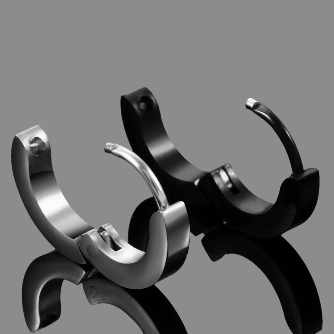 Stainless Steel Earrings Simple Style - Image 3