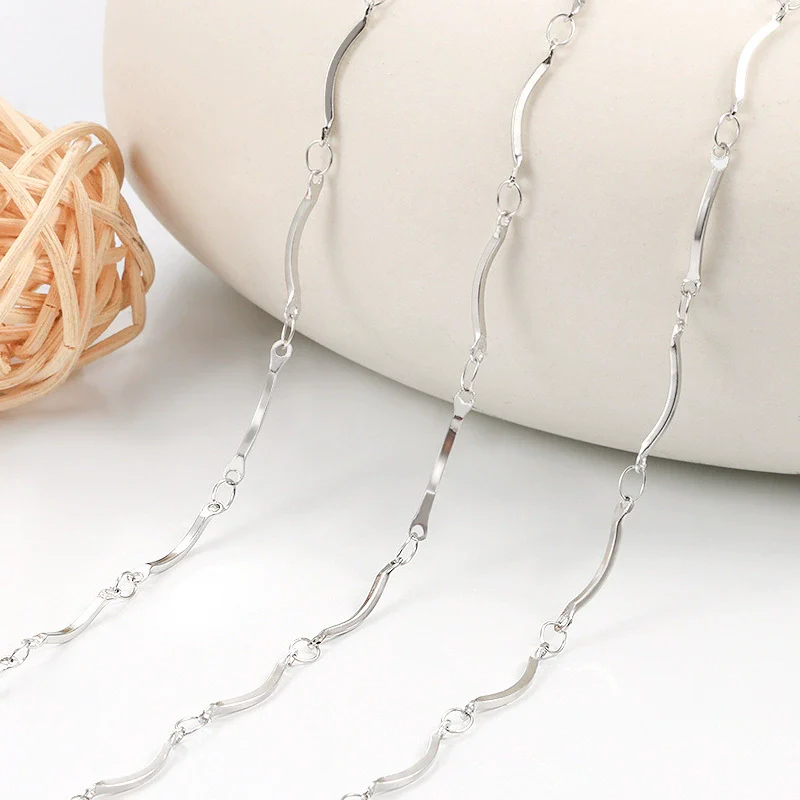 Stainless Steel Elbow Chain Punk Style Necklace With Electrolytic Brightening For Men And Women